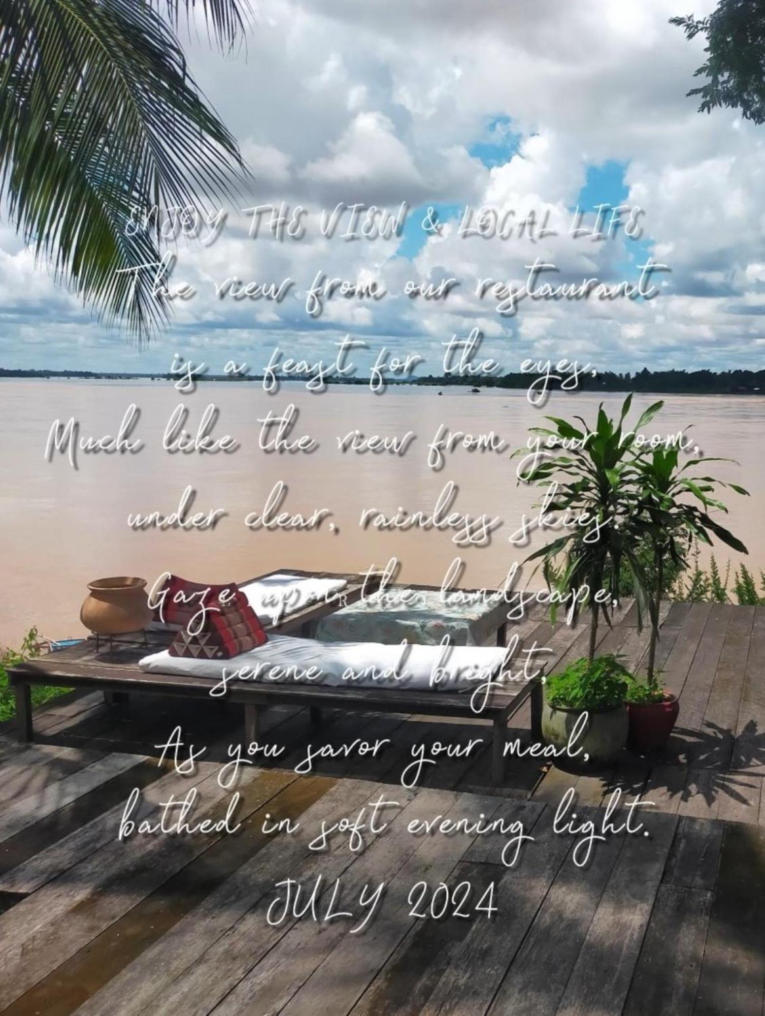Pomelo Restaurant And Guesthouse - Fishermen & Tammarine Cottages Riverfront - Experience Nature, Culture And Adventure & Tailor-Made Tour Ban Khon Εξωτερικό φωτογραφία